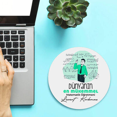 En iyi Matematik Öğretmeni Mousepad Kişiye Özel - 1