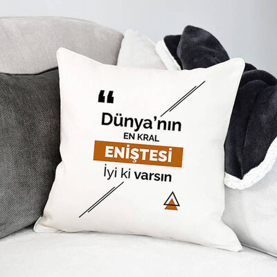 En Kral Enişte İsme Özel Yastık - 1
