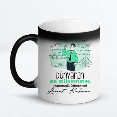 En Mükemmel Matematik Öğretmeni Kupa Bardak - 3