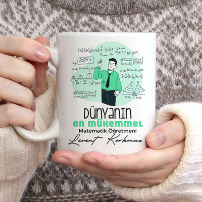 En Mükemmel Matematik Öğretmeni Kupa Bardak - 4