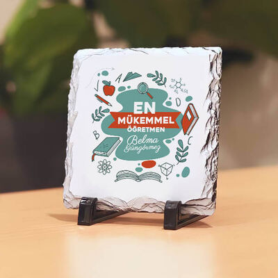 En Sevdiğim Öğretmenim Dekoratif Taş Kişiye Özel - 1