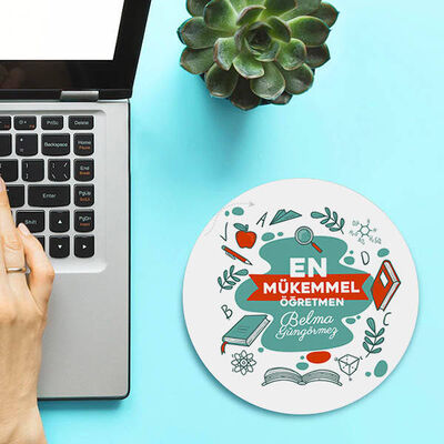 En Sevdiğim Öğretmenim Mousepad Kişiye Özel - 1