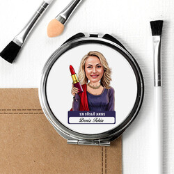 En Süslü Anne Karikatürlü Makyaj Aynası - 2