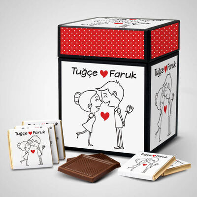 En Tatlı Aşıklar Çikolata Kutusu - 1