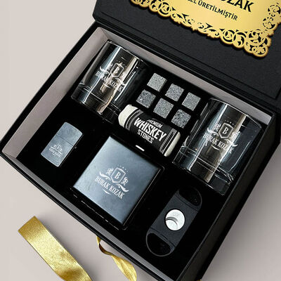 Erkeğe Hediye Diamond Crown Advanced Viski Seti - 2