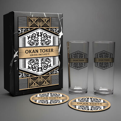 Erkeğe Hediye İsimli Rakı Bardağı Seti - 2