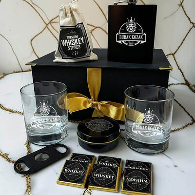 Erkeğe Hediye Noble Platinum Elegan Viski Seti - 3