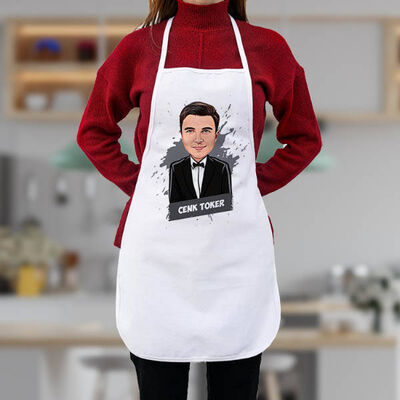 Erkeğe Hediyelik Karikatürlü Mutfak Önlüğü - 1