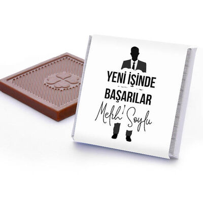 Erkeğe Yeni İşinde Başarılar Çikolatası - 3