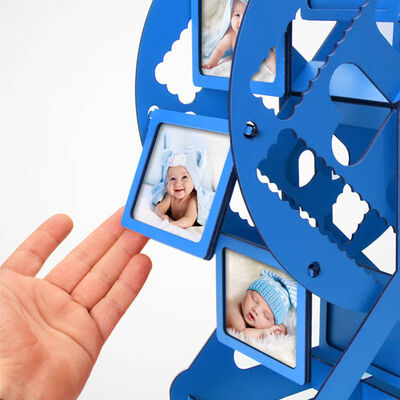 Erkek Bebeğe Özel Dönme Dolap Fotoğraf Çerçevesi - 2