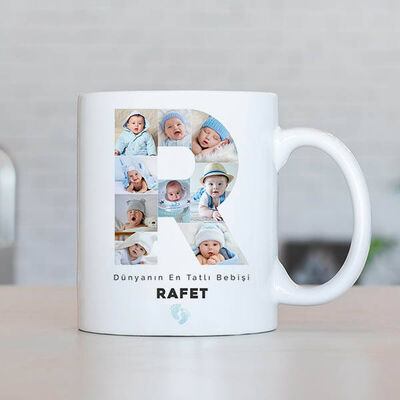 Erkek Bebeğe Özel Harf Kupa Bardak - 1