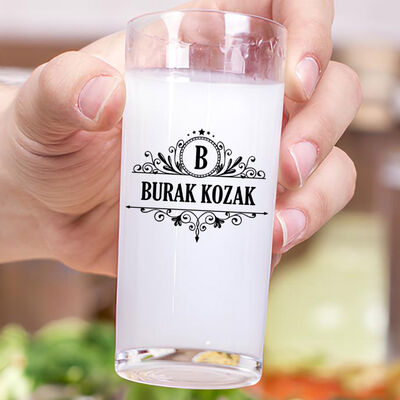 Erkek Sevgiliye Hediye Tasarım İkili Rakı Bardağı - 3