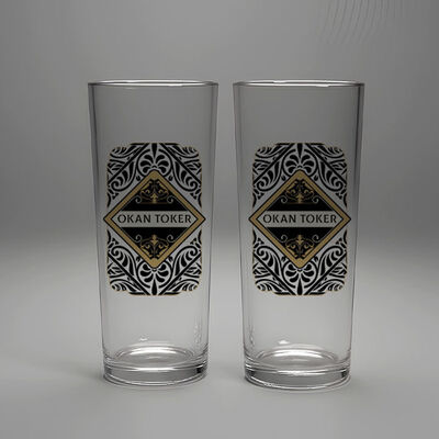 Erkek Sevgiliye Özel Tasarımlı İsimli Rakı Bardağı Seti - 3