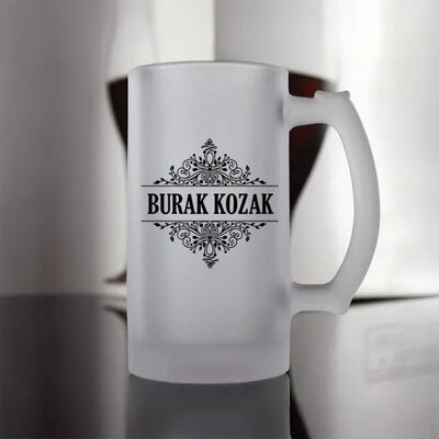 Erkekler İçin İsme Özel Premium Bira Kadehi - 2
