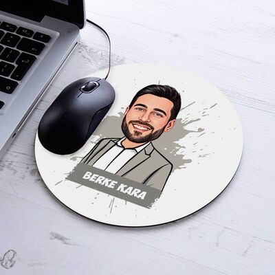 Erkekler İçin Kişiye Özel Karikatürlü Mousepad - 1