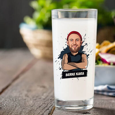 Erkeklere Hediye Karikatürlü İkili Rakı Bardağı - 3