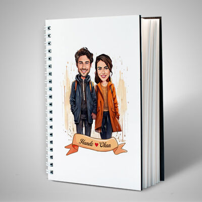 Eylül Ayında Aşk Karikatürlü Defter - 2