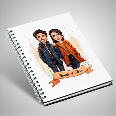 Eylül Ayında Aşk Karikatürlü Defter - 1