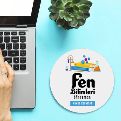 Fen Bilimleri Öğretmenlerine Hediye Mousepad - 1
