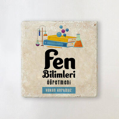 Fen Bilimleri Öğretmenlerine Özel Bardak Altlığı - 1
