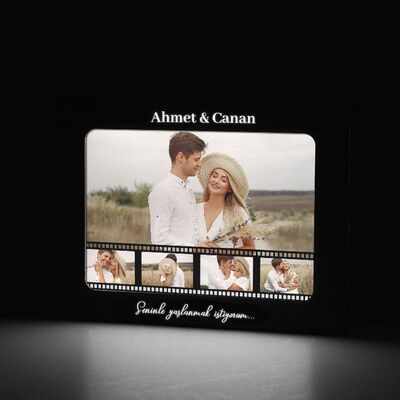 Film Şeridi Fotoğraflı Led Işıklı Resim Çerçevesi - 2