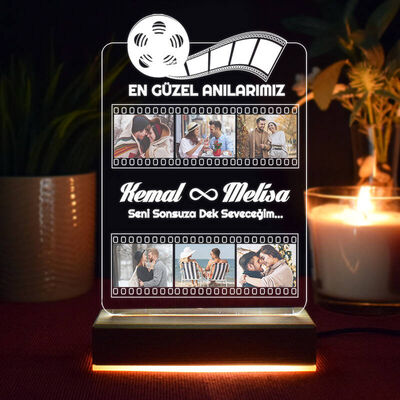 Film Şeridi Kişiye Özel 3d Led Lamba - 1