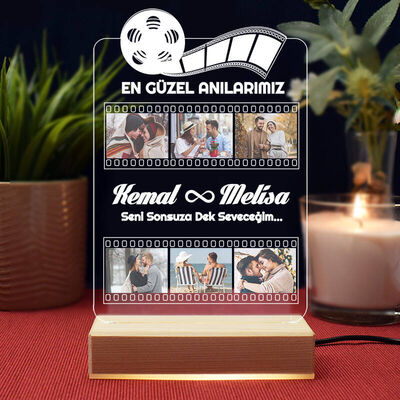 Film Şeridi Kişiye Özel 3d Led Lamba - 2