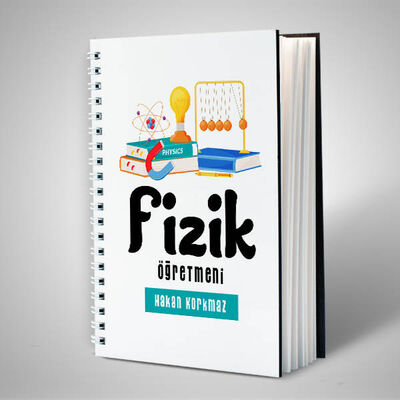 Fizik Öğretmenine Özel İsimli Defter - 1