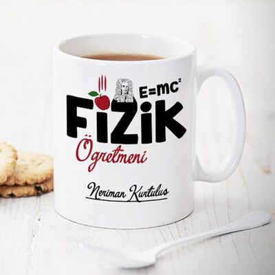 Fizik Öğretmenine Özel Kupa Bardak - 1
