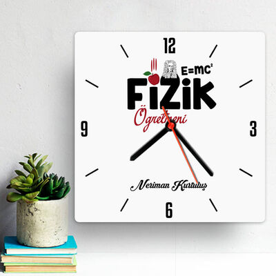 Fizik Öğretmeninize Özel Hediye Duvar Saati - 1