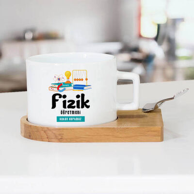 Fizik Öğretmenlerine İsimli Çay Fincanı - 1