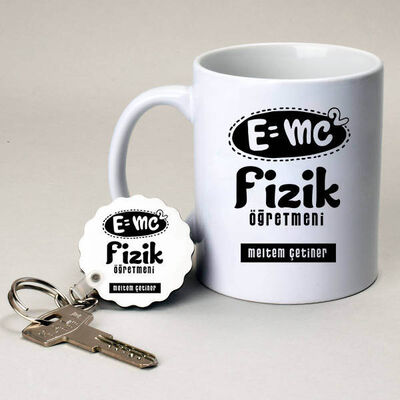 Fizik Öğretmenlerine Özel Kupa ve Anahtarlık - 1
