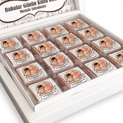 Fotoğraflı Babalar Günü Çikolatası - 2