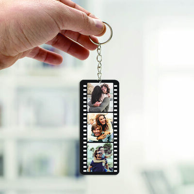 Fotoğraflı Film Şeridi Tasarımlı Hediyelik Anahtarlık - 3