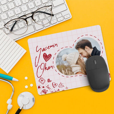 Fotoğraflı Romantik Mousepad - 2