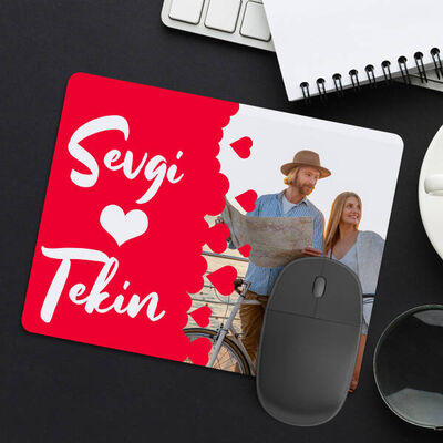Fotoğraflı ve İki İsimli Mousepad - 2
