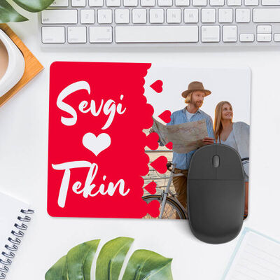 Fotoğraflı ve İki İsimli Mousepad - 3