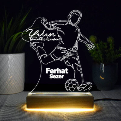 Futbolculara Özel 3d Led Lamba - 1