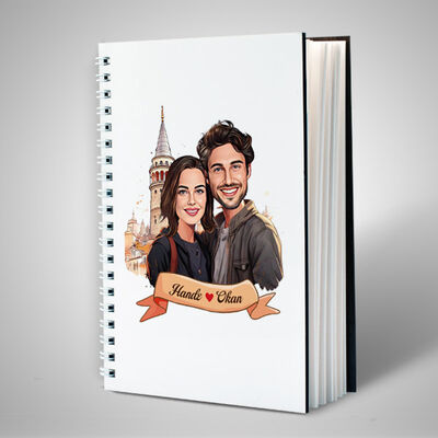 Galata Kulesi ve Aşkımız Karikatürlü Defter - 2