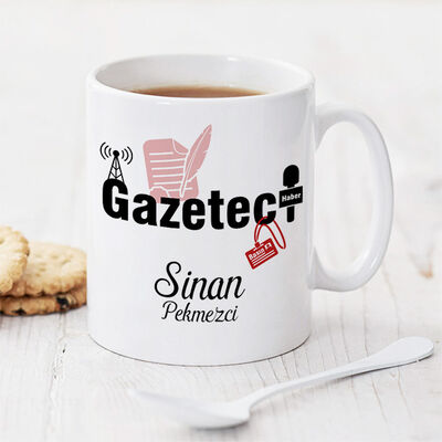 Gazetecilere Hediye Kupa Bardak - 1