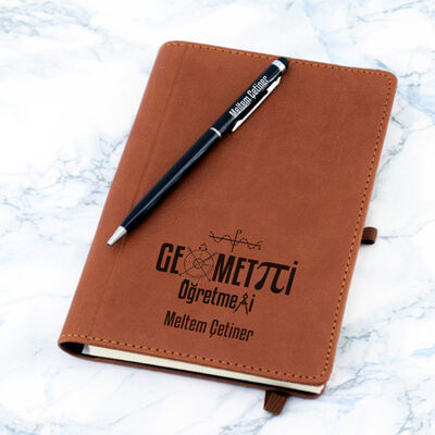 Geometri Öğretmenine Özel Defter ve Kalem Seti - 1