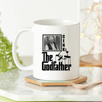 Godfather İsimli ve Fotoğraflı Kupa Bardak - 2