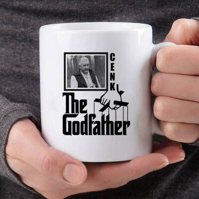 Godfather İsimli ve Fotoğraflı Kupa Bardak - 4