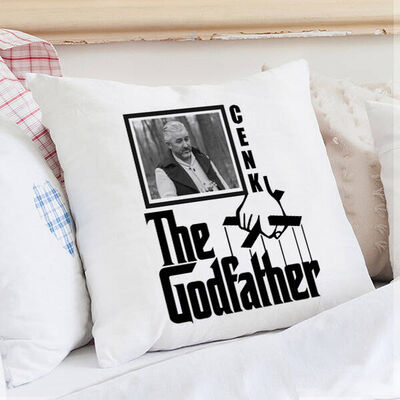 Godfather İsimli ve Fotoğraflı Yastık - 1