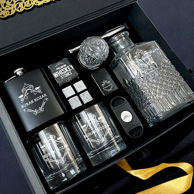Golden Elite Premium Viski Hediye Kutusu - 2