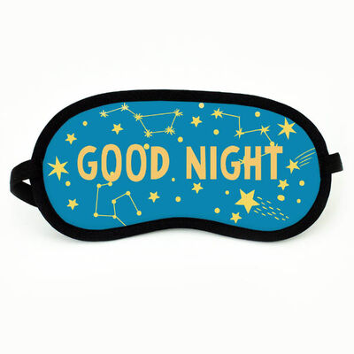 Good Night Yazılı Işığı Engelleyen Göz Maskesi - 3