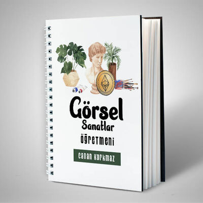 Görsel Sanatlar Öğretmeni Temalı Defter - 1