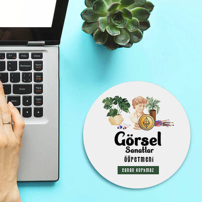 Görsel Sanatlar Öğretmenlerine Hediye Mousepad - 1