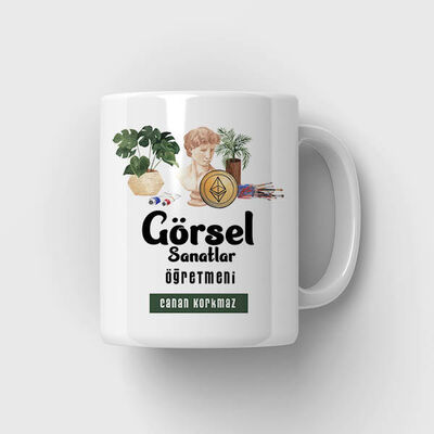 Görsel Sanatlar Öğretmenlerine Özel Bardak - 1