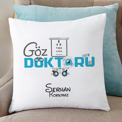 Göz Doktorlarına Özel Kare Yastık - 1